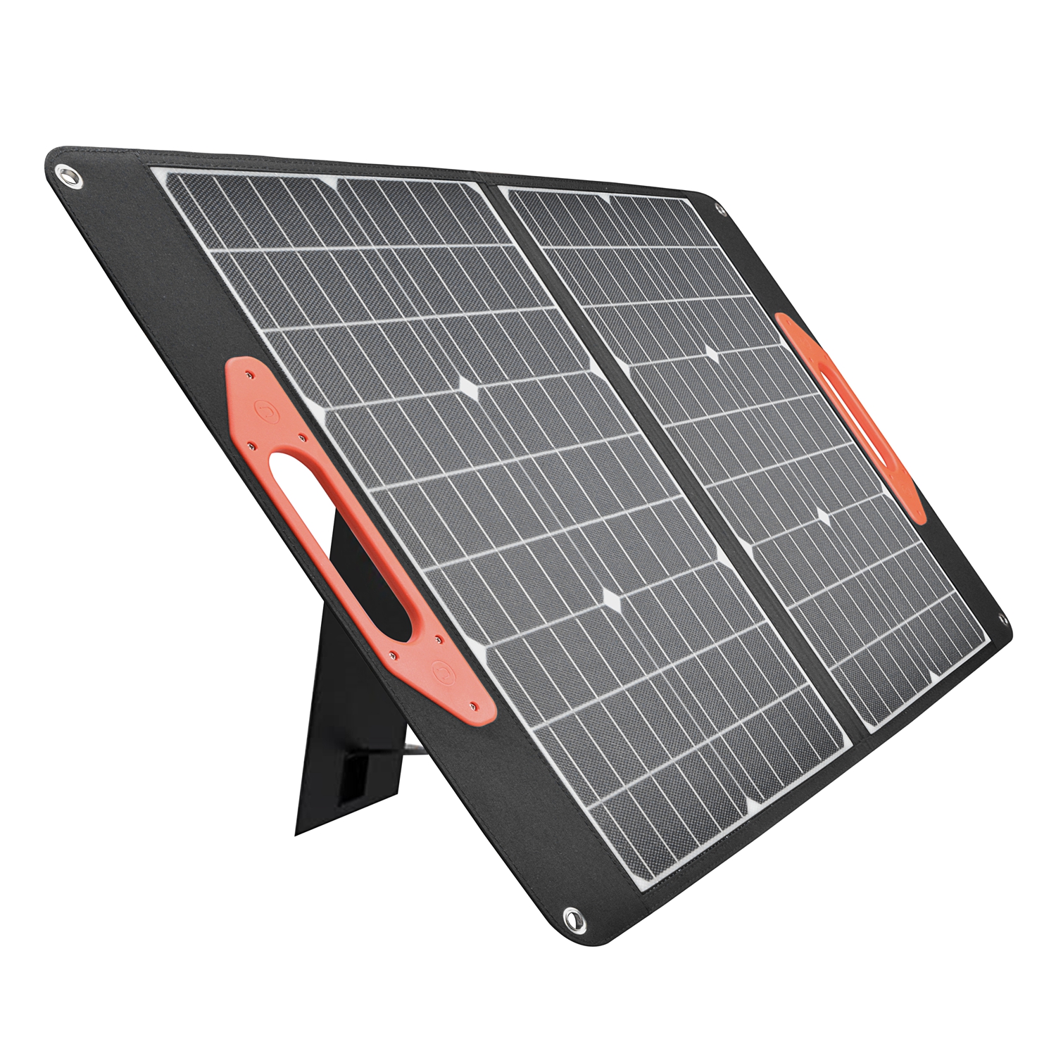 50W mono ETFE 2-foldable solar panel with stand support