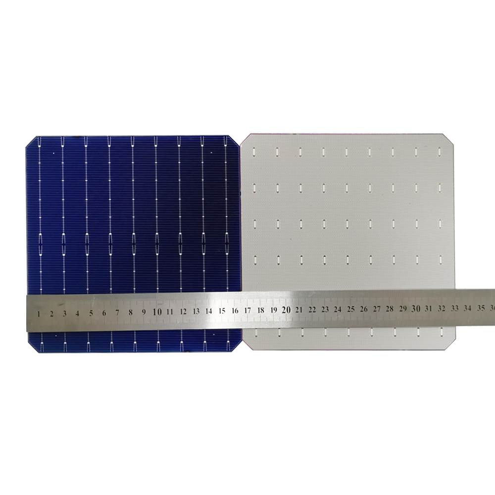 166*166mm Solar Cells full size 9bb Mono 23% 6.3w Cells In stock