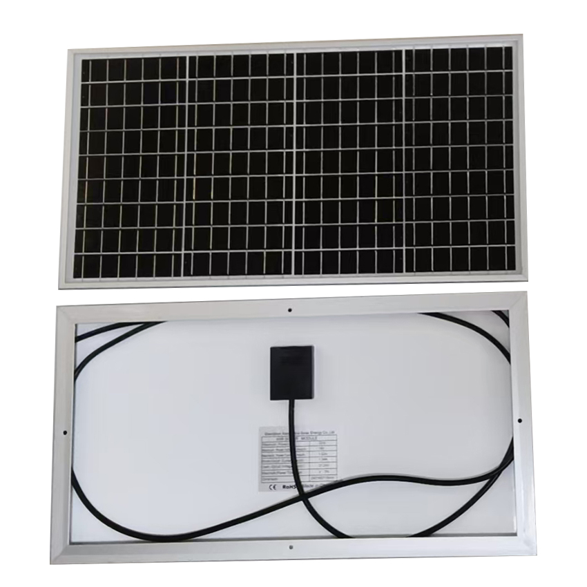 OEM Low Price Customized Rigid Glass Solar Panels 22W 18V Mono HJT Solar Panel for Outdoor Solar Fan Street Light Camera