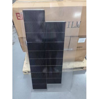 OEM Design Frameless PERC TOPCON Half Cell Bifacial Double-Glass100W BIPV Solar Panels for Agriculture & Farming Greenhouse