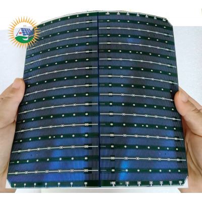 Top Efficiency A Grade New Technology IBC 182*183.75mm 7inch 25.5% 8.42w Flexible Photovoltaic Solar Cell For Student Experiment use